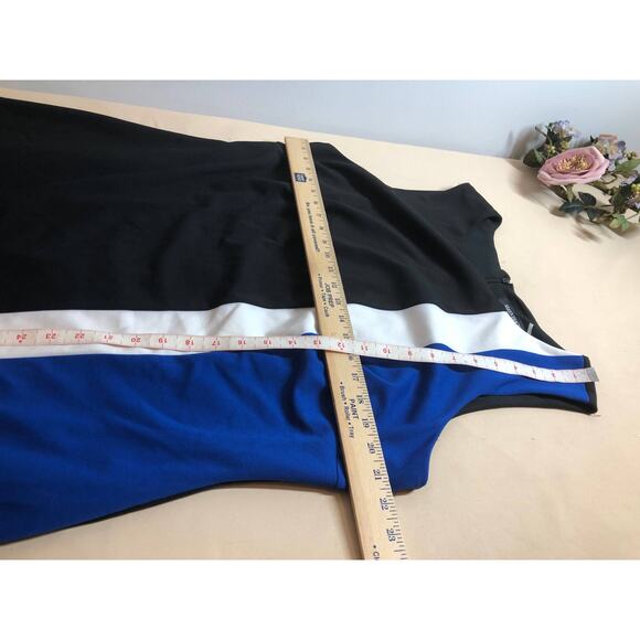 Ellen Tracy Little Black Dress 1X Sleeveless A Line Audrey Hepburn Quiet Luxury - Picture 9 of 10